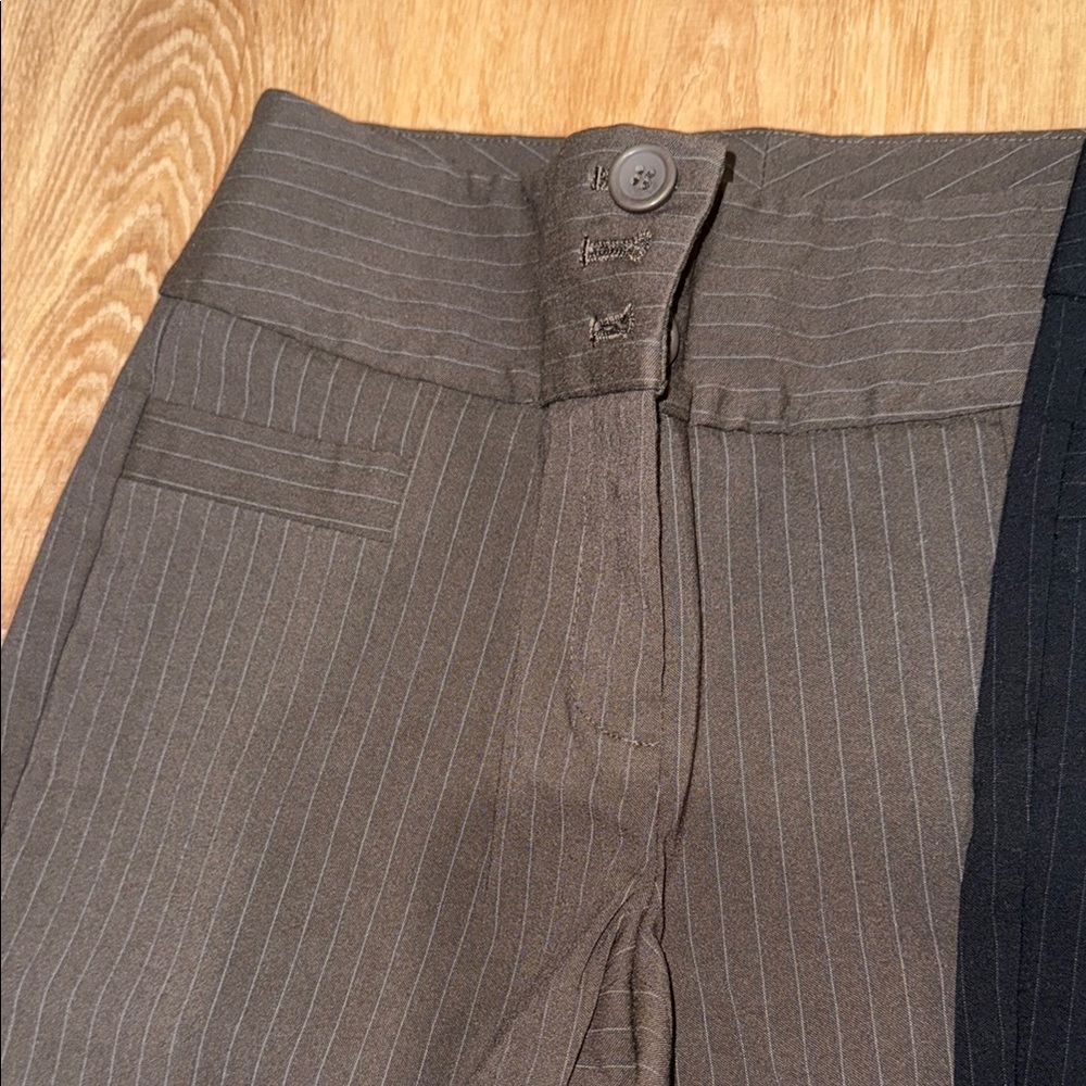 NWOT Flared Dressed Drew Fit Black and Brown Dress Pants Bundle - Picture 3 of 4